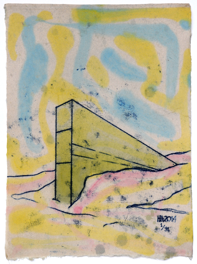Global Seed Vault, Svalbard Monoprint 1/31